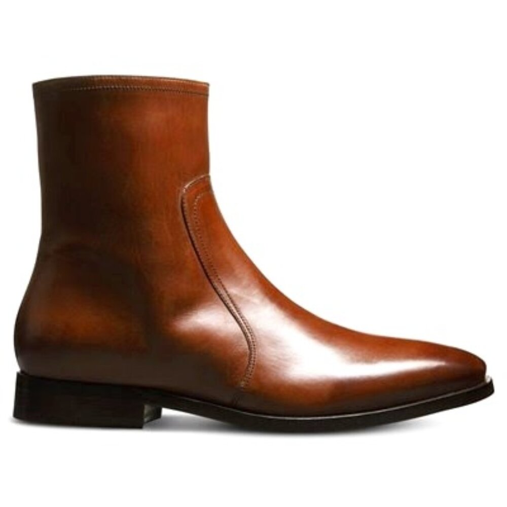 NEW IN BOX Men's Allen Edmonds Siena Zip-up Boot (Chili)